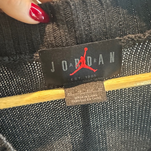 Jordan Women's Black Distressed Sweater - Picture 2 of 9